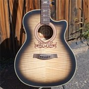 Wylde Audio Grand Auditorium Acoustic Ash Burst Satin 6-String Acoustic Electric Guitar