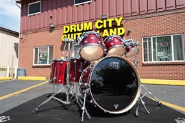 DW USA Performance Series Cherry See-Thru Lacquer 6pc Maple Shell Pack | 8,10,12,14,16,22"