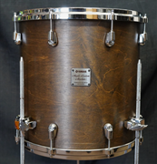 USED - Yamaha/Japan Maple Custom Absolute Nouveau Series ATT1514 | 14" Floor Tom - Vintage Black Oil Finish | 14x14"