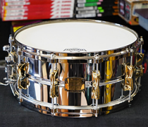 Yamaha/Japan SD465APL Paul Leim Signature 6.5x14" Chrome Over Brass Shell Snare Drum (NOS)