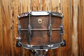 USA Ludwig LB484R 8 x 14" Raw Brass Snare Drum 