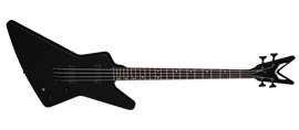 Dean Z Select Bass Fluence Black Satin 4-String Electric Bass Guitar  