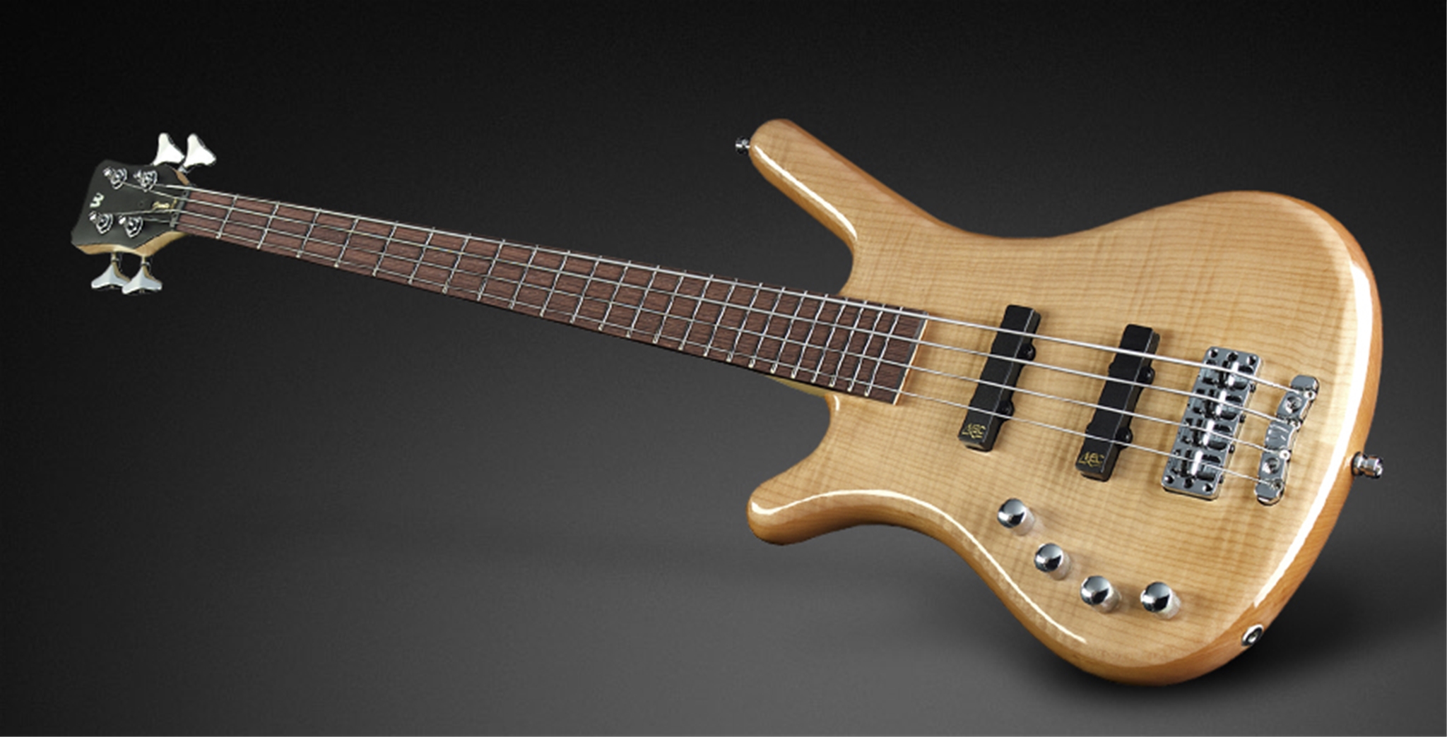 Warwick Rockbass Corvette Premium Natural  Left-Handed 4-String Electric Bass