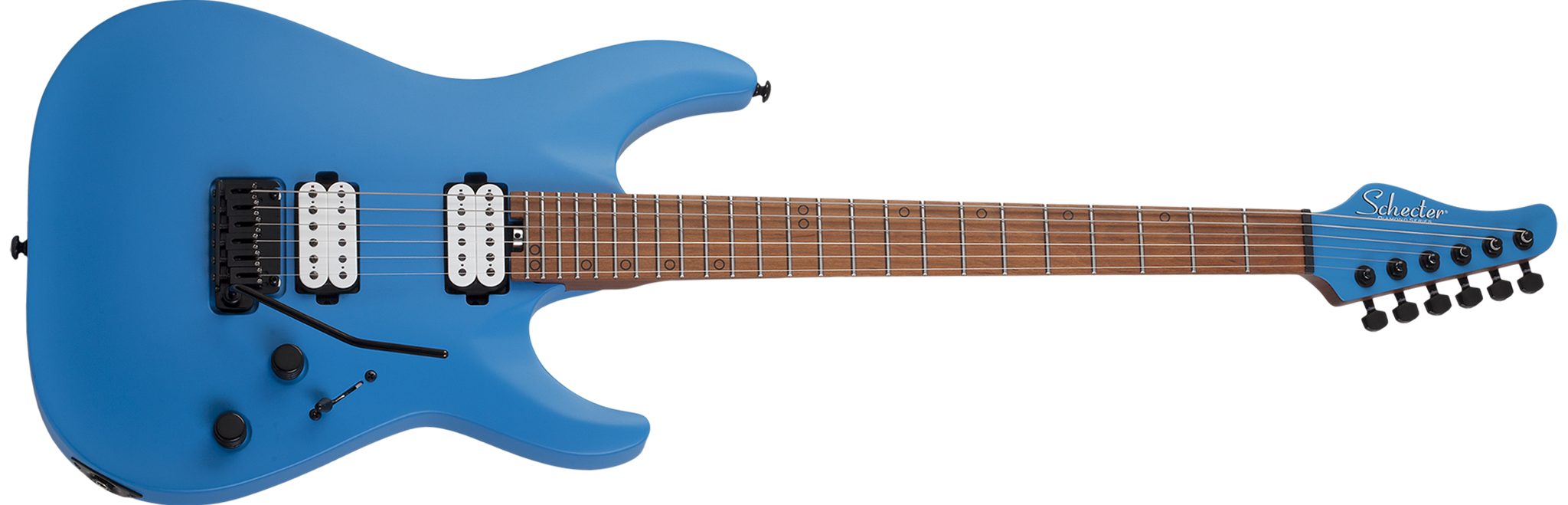 	Schecter DIAMOND SERIES Aaron Marshall AM-6  Satin Royal Sapphire 6-String Electric Guitar 2024