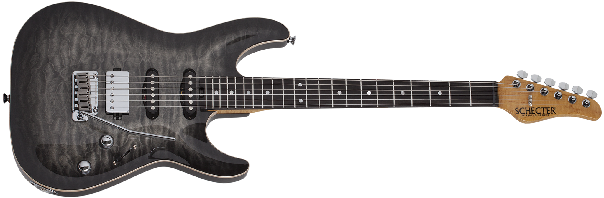 	Schecter  DIAMOND SERIES California Classic Charcoal Burst 6-String Electric Guitar 2023