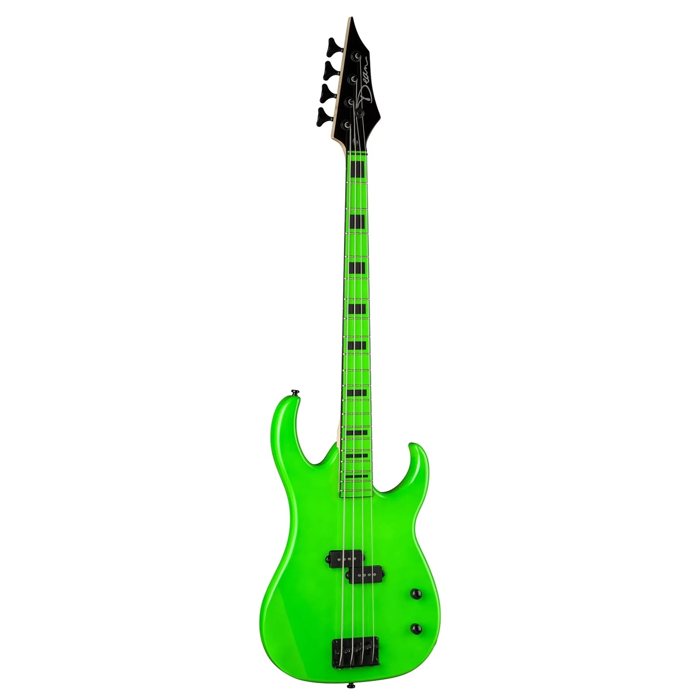 Dean Custom Zone Nuclear Green 4-String Electric Bass Guitar 2023