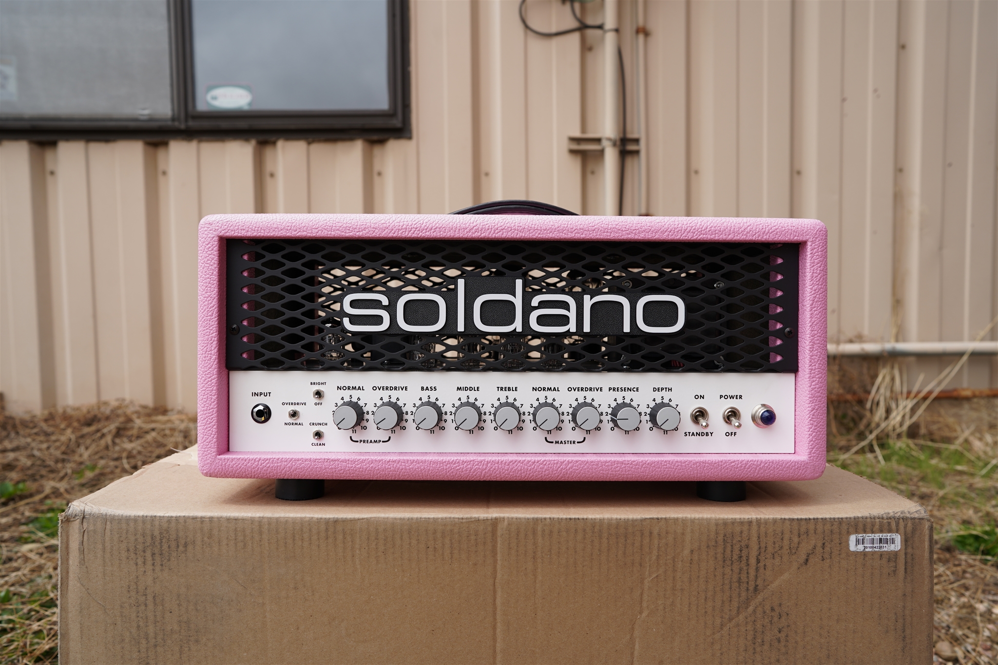 SOLDANO SLO-30 Custom  Pink Tolex  30-Watt Tube Guitar Head 2022