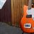 G&L USA Fullerton Deluxe Fallout Bass 30-inch Short Scale Tangerine Metallic 4-String Electric Bass Guitar 2022