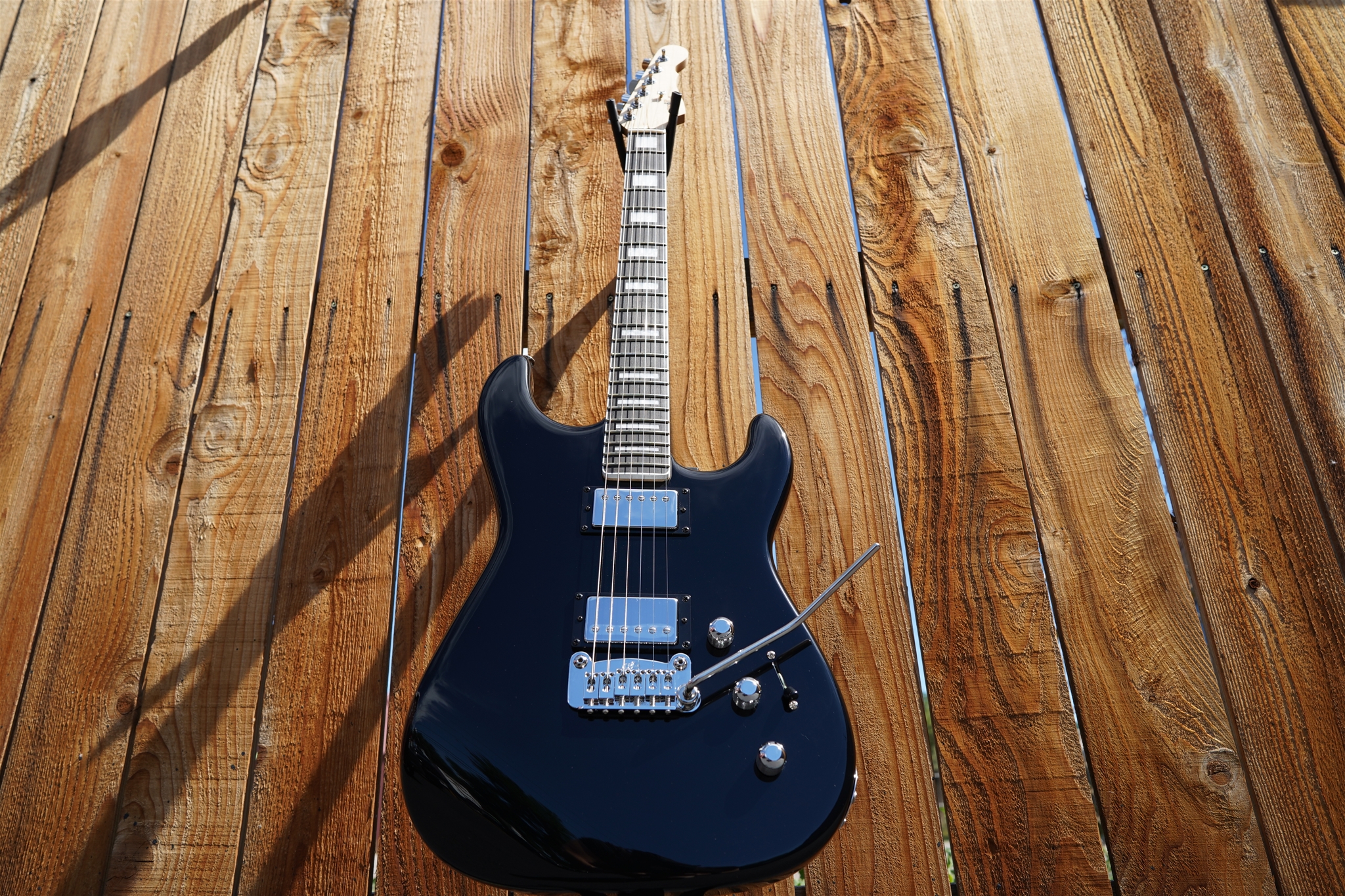 G&L USA Legacy HSS RMC  Jet Black  6-String Electric Guitar 2022