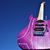 ESP Custom Shop Snapper AS-BR Driftwood  Indigo Purple w/Blue Filler 6-String Electric Guitar 