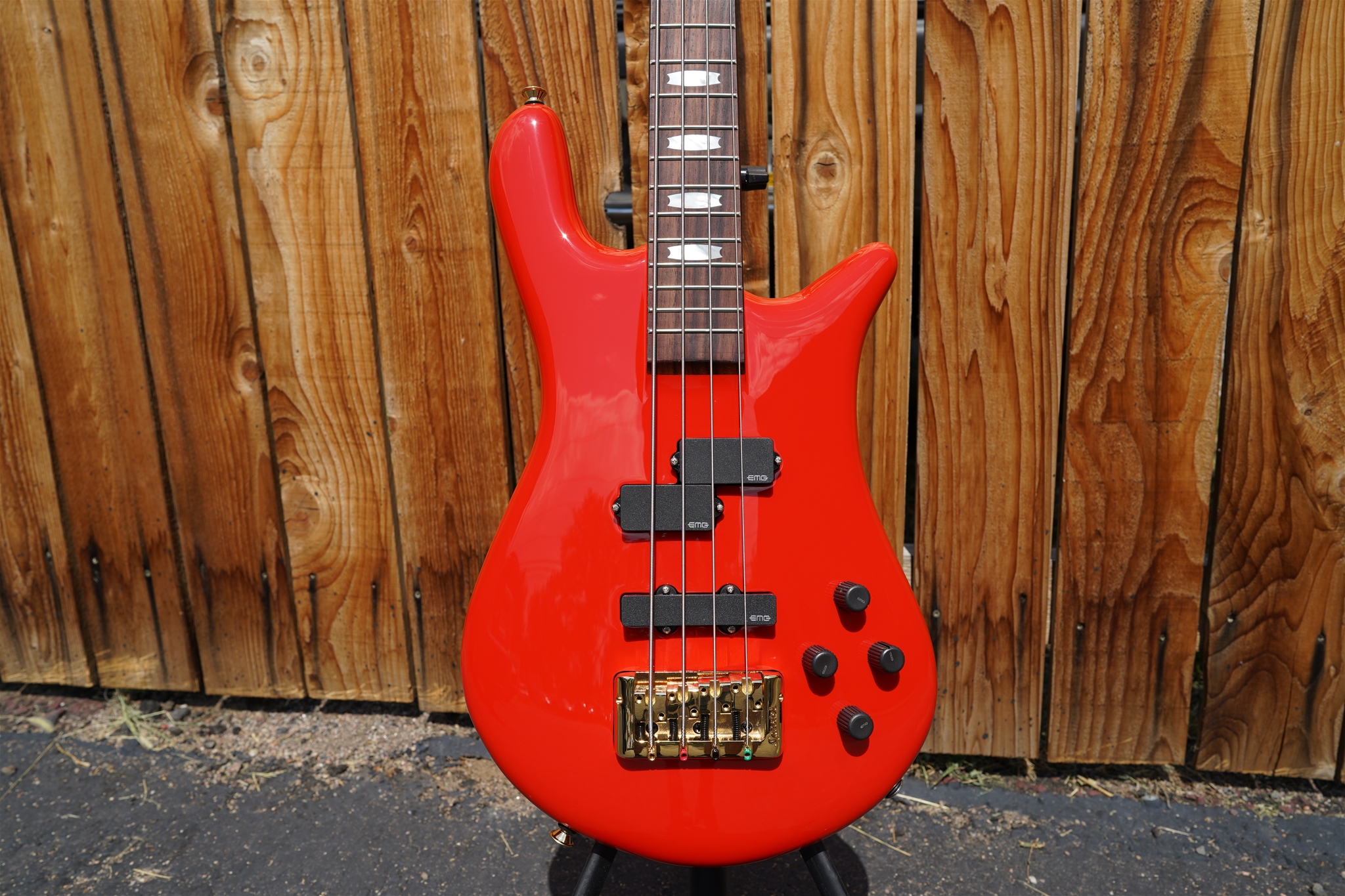 Spector Euro-4 Classic Red 4-String Electric Bass Guitar 