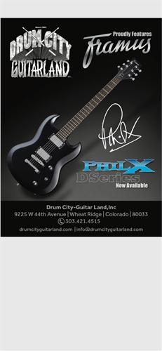 Framus D Series Standard Phil XG Solid Black Satin  6-String Electric Guitar  