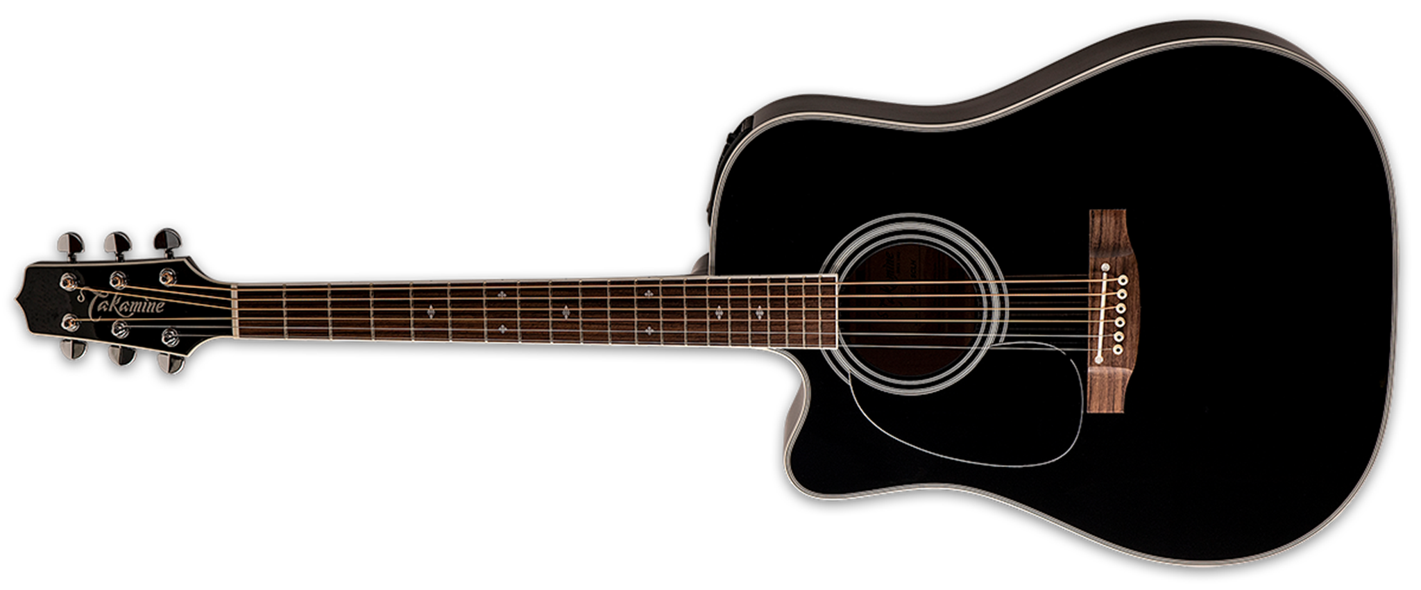 Takamine Legacy EF341SC Black Left Handed 6-String Acoustic Electric Guitar 2022