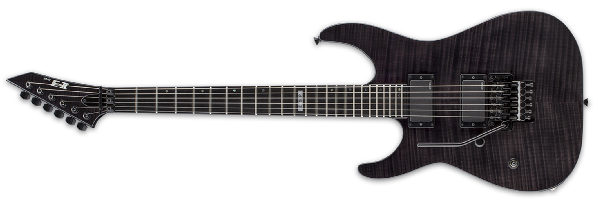 ESP E-II  M-II See Thru Black  Left Handed   6-String Electric Guitar 2023