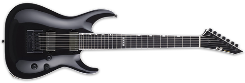 ESP E-II Horizon NT-7 Evertune Black 7-String Electric Guitar  