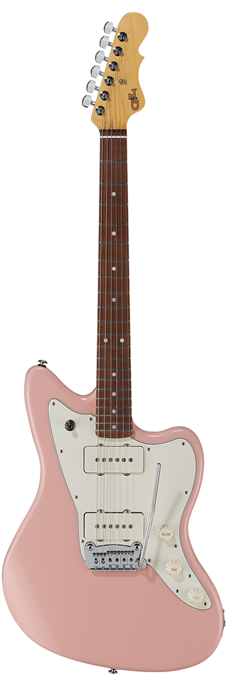 G&L USA Fullerton Deluxe Doheny Shell Pink 6-String Electric Guitar  