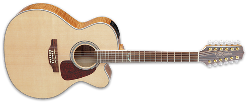 Takamine GJ72CE-12 Natural 12-String Acoustic Electric Guitar 