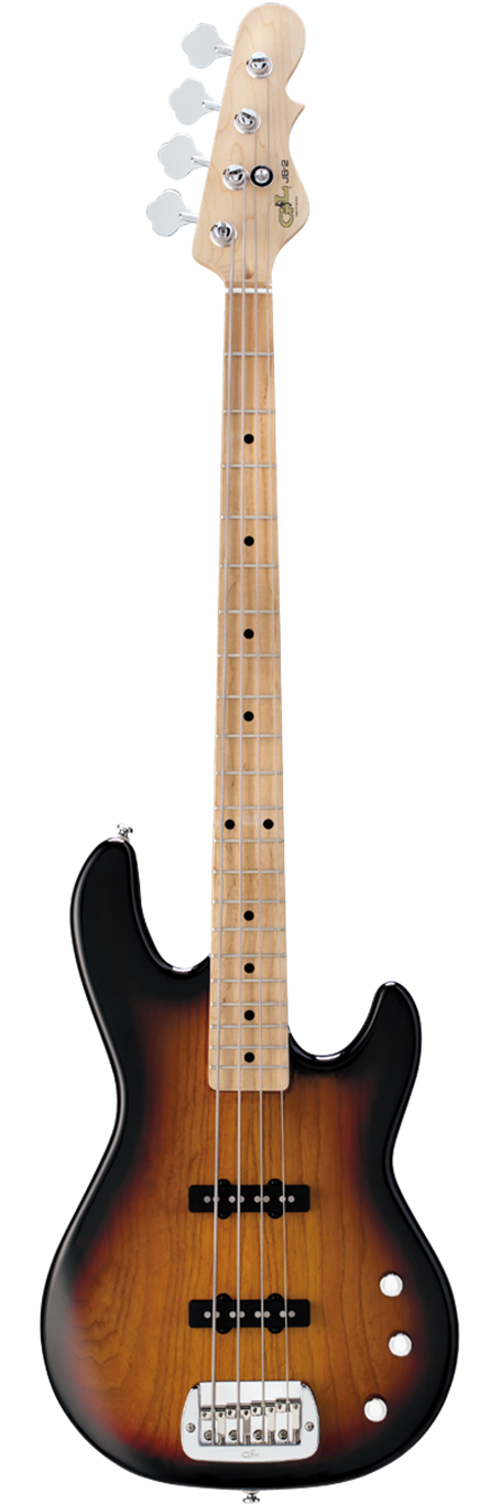 G&L TRIBUTE SERIES JB-2 3-Tone Sunburst  4-String Electric Bass Guitar