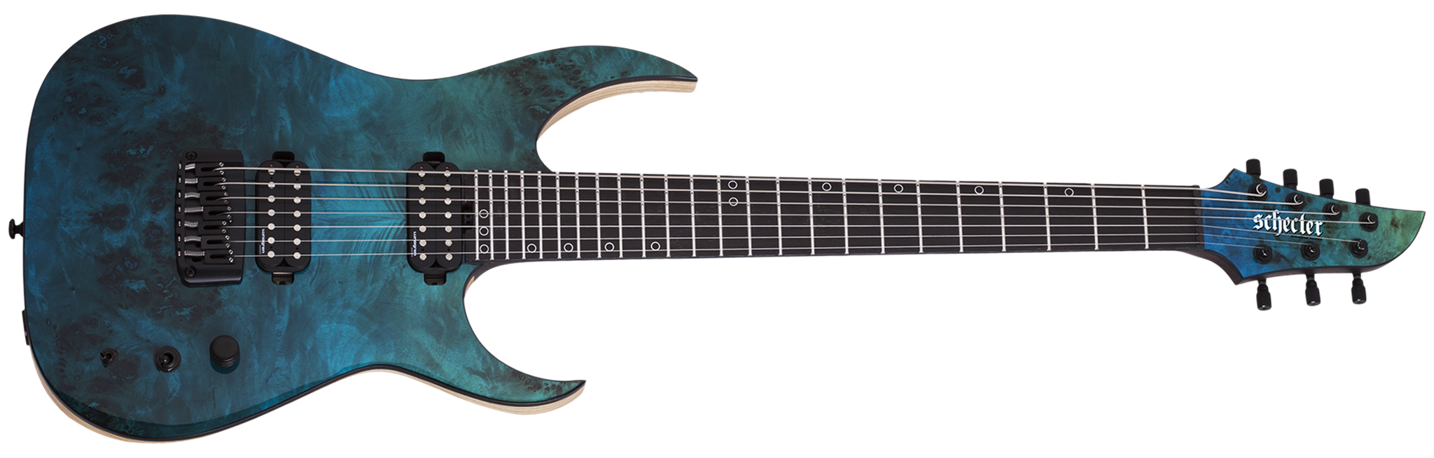 Schecter DIAMOND SERIES  Keith Merrow KM-7 MK-III Artist L Lagoon Fade 7-String Electric Guitar 2024