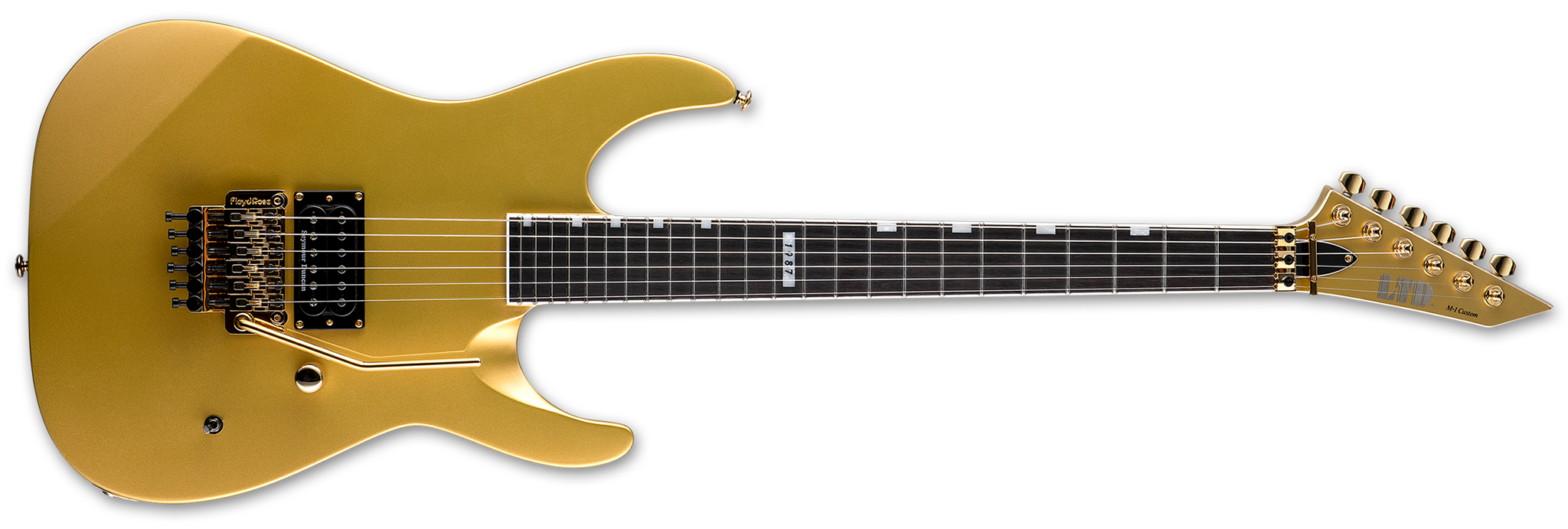 LTD M-1 Custom '87 Dark Metallic Gold 6-String Electric Guitar 2023