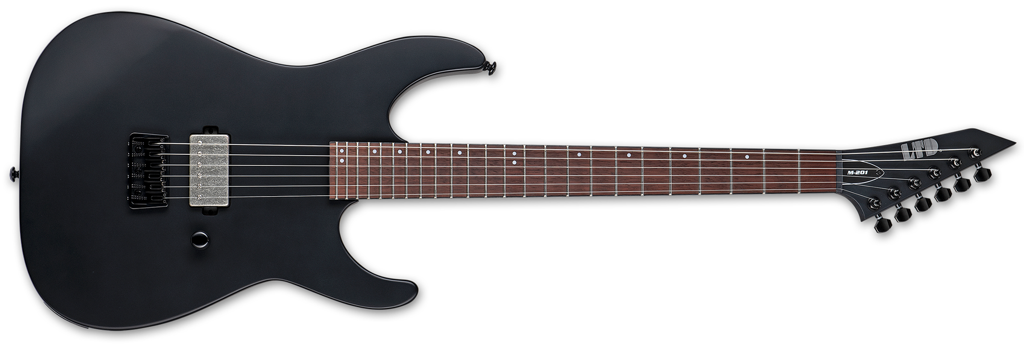 LTD M-201HT Black Satin 6-String Electric Guitar  