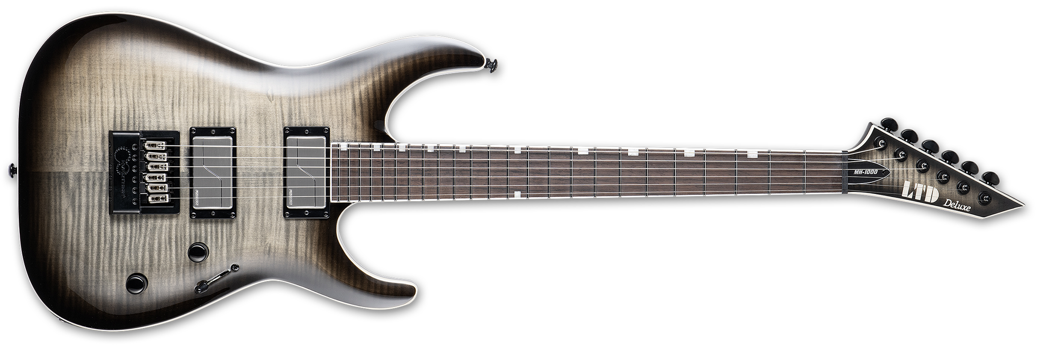 LTD MH-1000ET Charcoal Burst 6-String Electric Guitar 2024