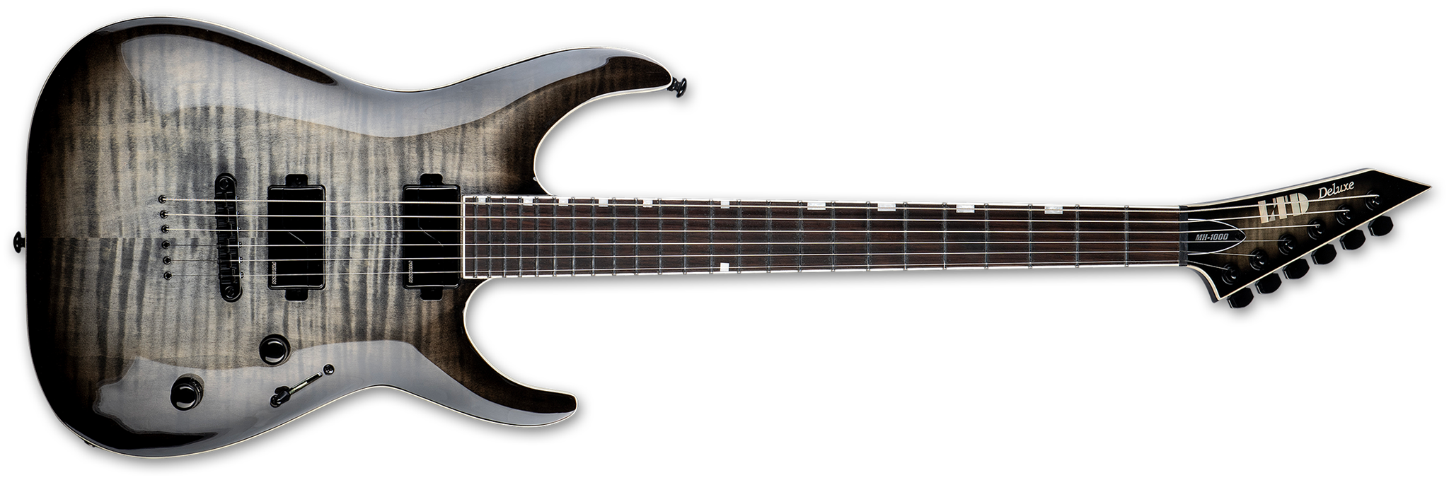 LTD MH-1000NT Charcoal Burst 6-String Electric Guitar 2024
