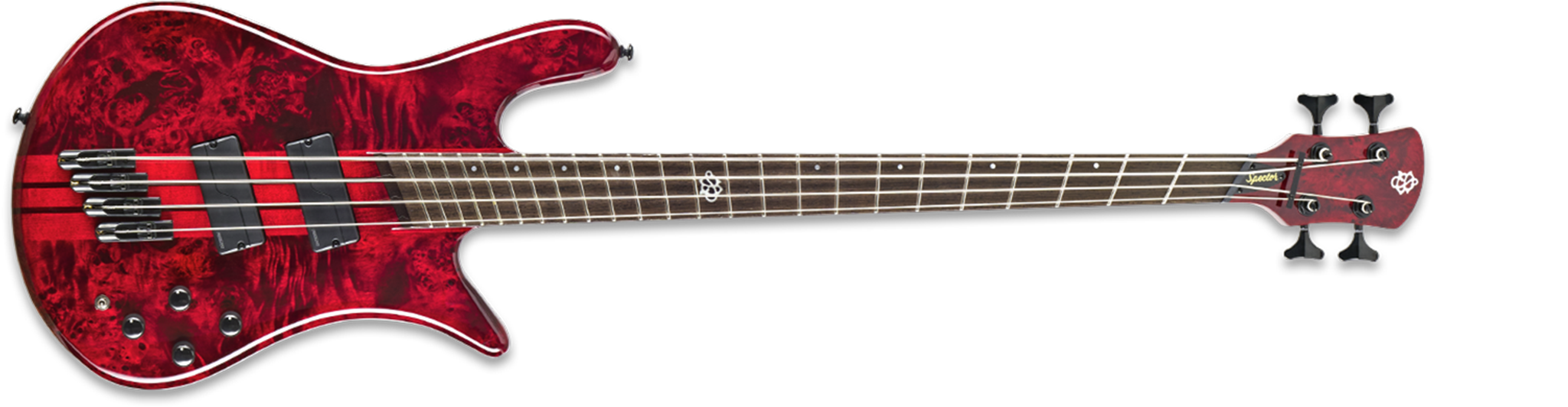 Spector NS Dimension 4 - Multi Scale -Inferno Red 4-String Bass Guitar 2022