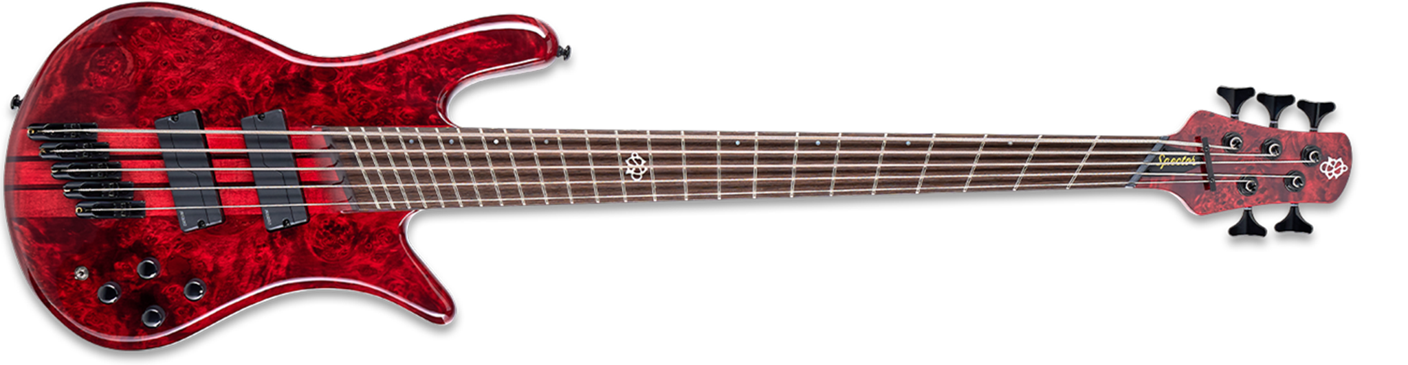 	Spector NS Dimension 5 - Multi Scale -Inferno Red  5-String Bass Guitar 
