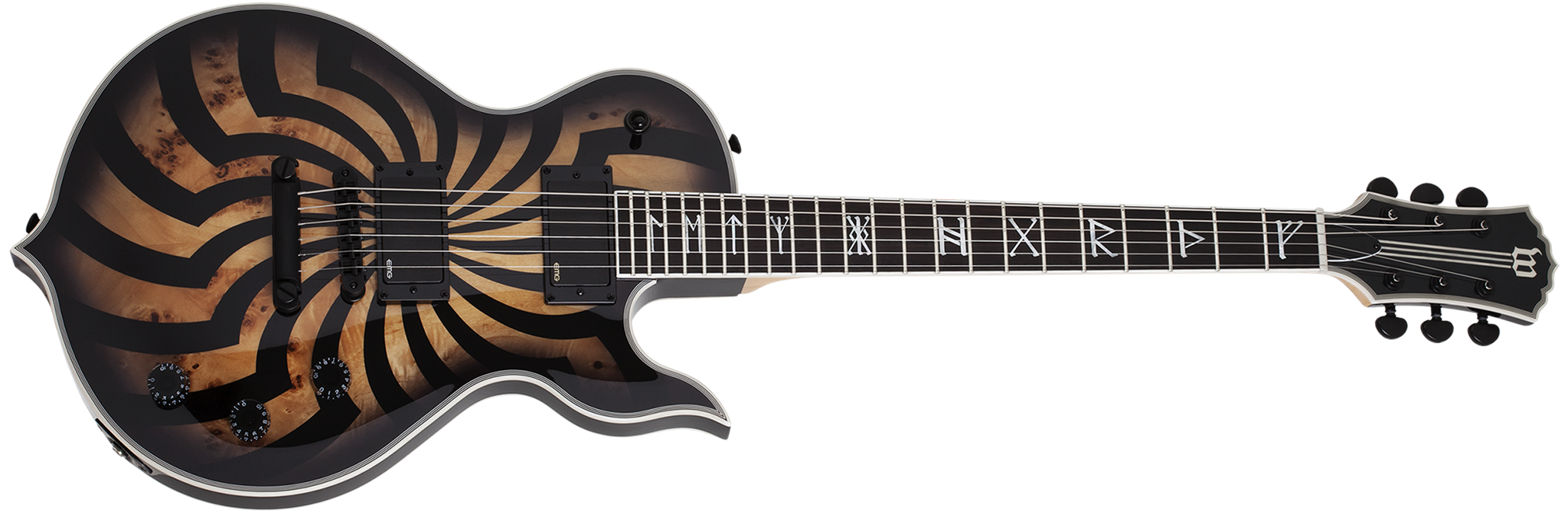 Wylde Audio Odin Grail Charcoal Burst 6-String Electric Guitar 