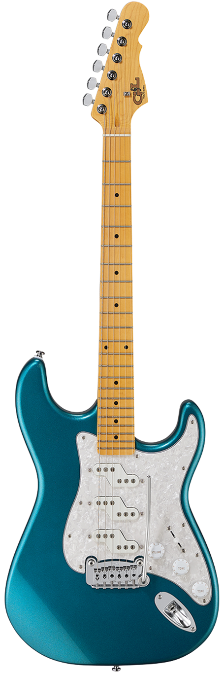 G&L TRIBUTE SERIES Comanche Emerald Blue 6-String Electric Guitar  