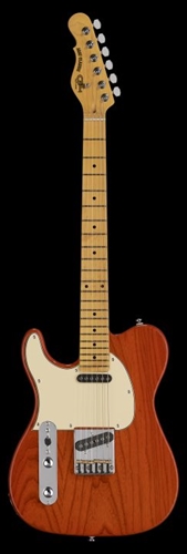G&L TRIBUTE SERIES ASAT  Classic  Clear Orange Left Handed 6-String Electric Guitar  