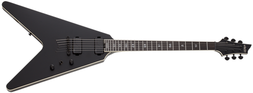 Schecter    DIAMOND SERIES V-1 SLS Evil Twin  Satin Black  6-String Electric Guitar  