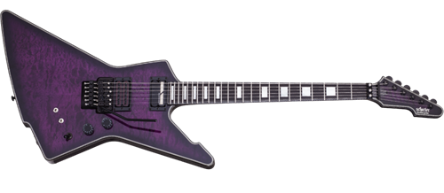 Schecter    DIAMOND SERIES E-1FR/S Special Edition Trans Purple Burst    6-String Electric Guitar  