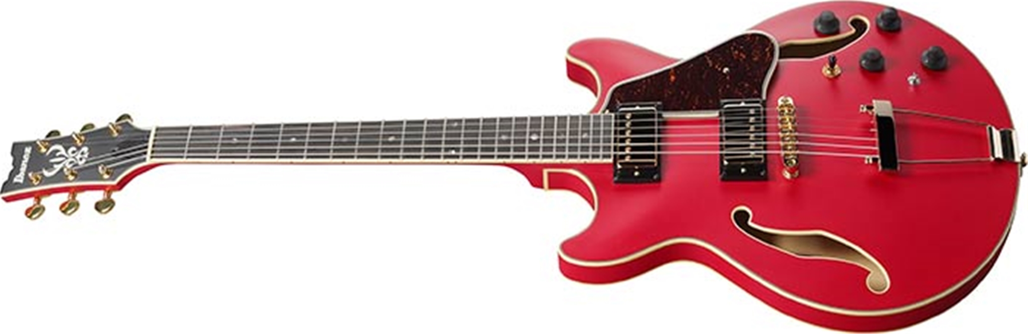  IBANEZ AMH90 Cherry Red Flat 6-String Electric Guitar  