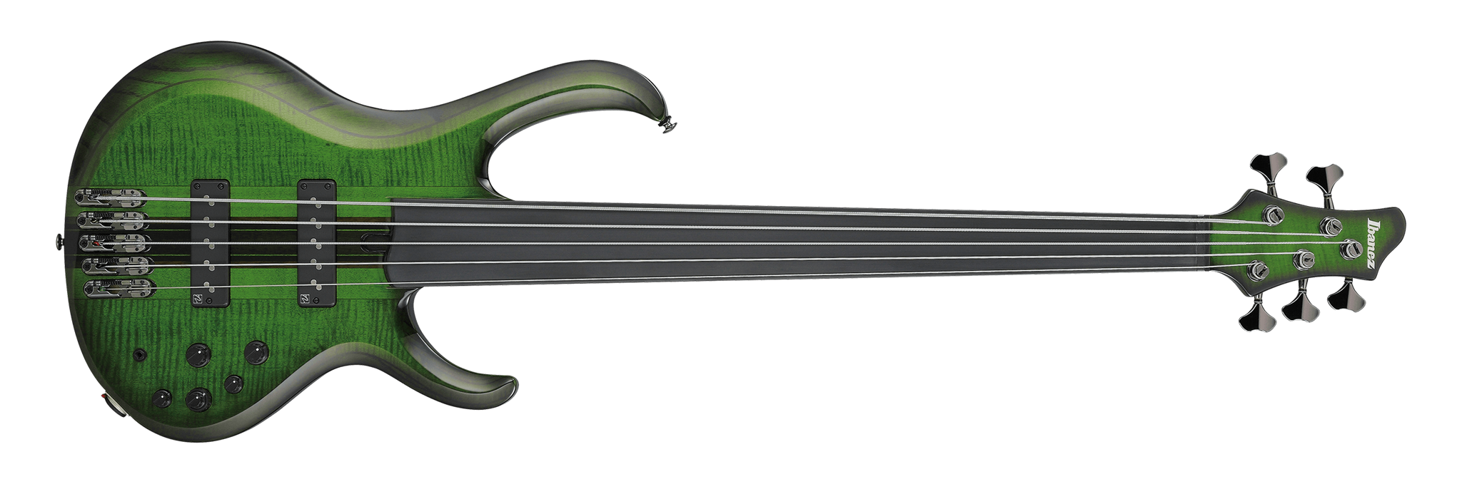 Ibanez SDGB1 Steve Di Giorgio   Dark Moss Burst 5-String Electric Bass Guitar 2024