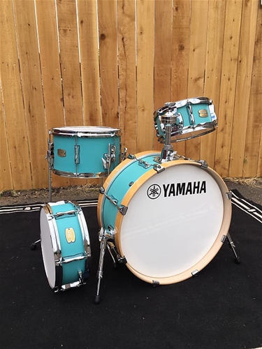 2020 Yamaha Stage Custom Hip  || Matte Surf Green || 4pc Shell Pack || 20"/13"/13"/10"