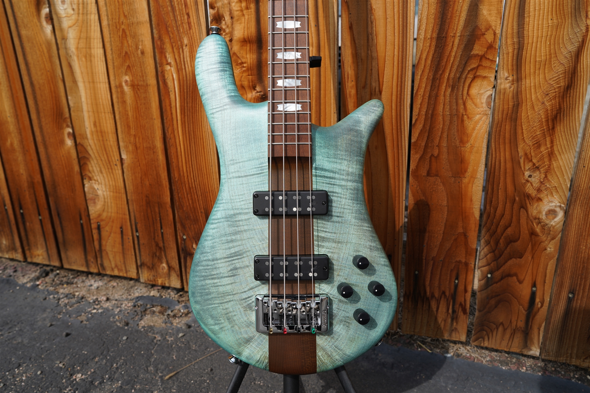 Spector Euro  4 RST Turquoise Tide Matte 4-String Electric Bass Guitar 2023