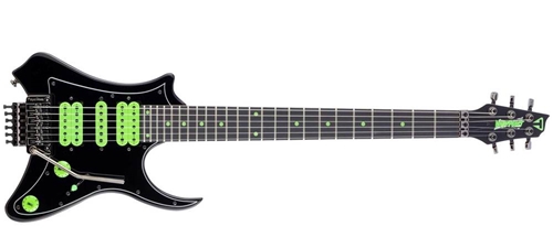 Traveler V88X Vaibrant 88 Deluxe Cosmic Black 6-String Electric Guitar