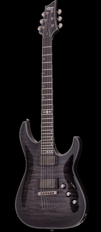 Schecter DIAMOND SERIES Hellraiser Hybrid C-1 Trans Black Burst  6-String Electric Guitar