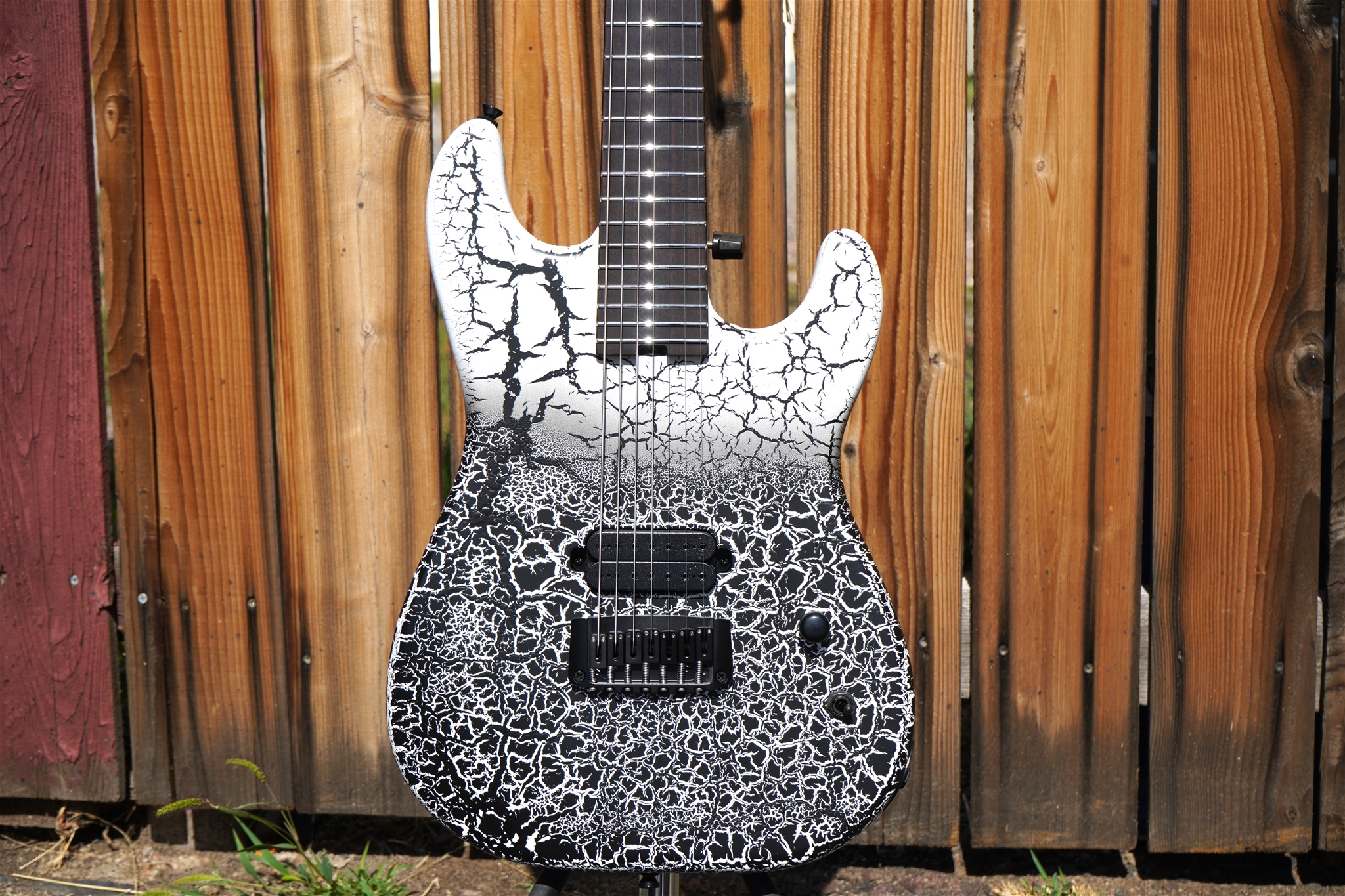 Schecter USA CUSTOM SHOP John Browne Zenith-7 Fracture White 7-String Electric Guitar 2025