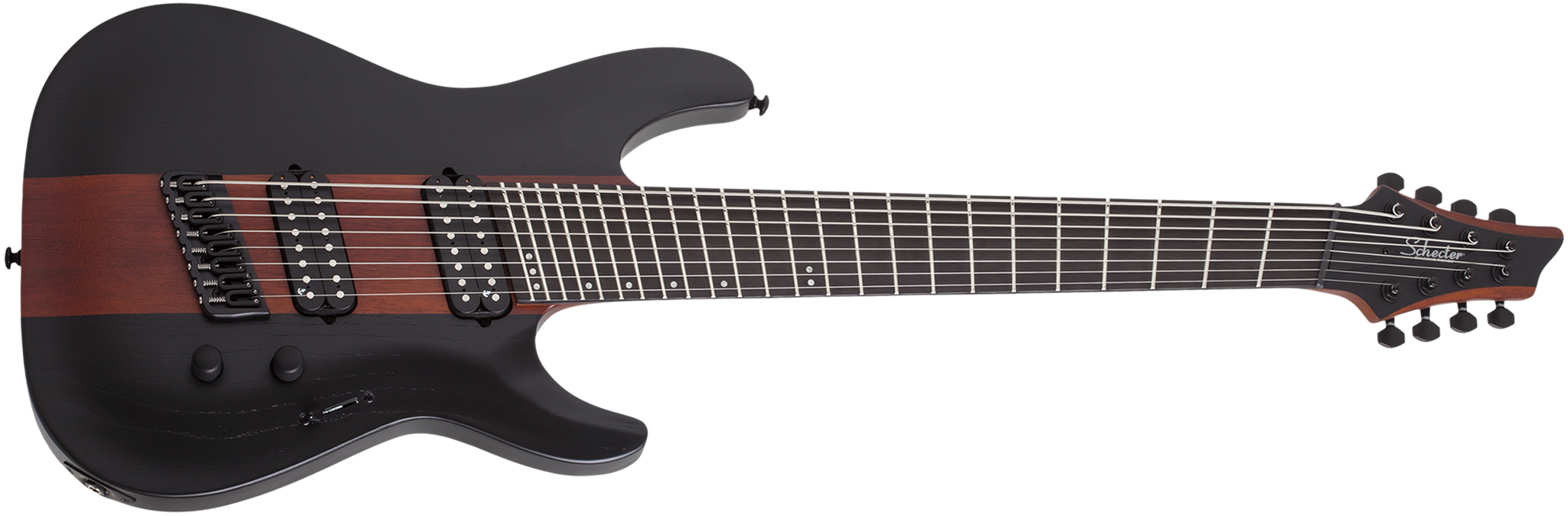 Schecter DIAMOND SERIES C-8 Rob Scallon Satin Dark Roast 8-String Electric Guitar 