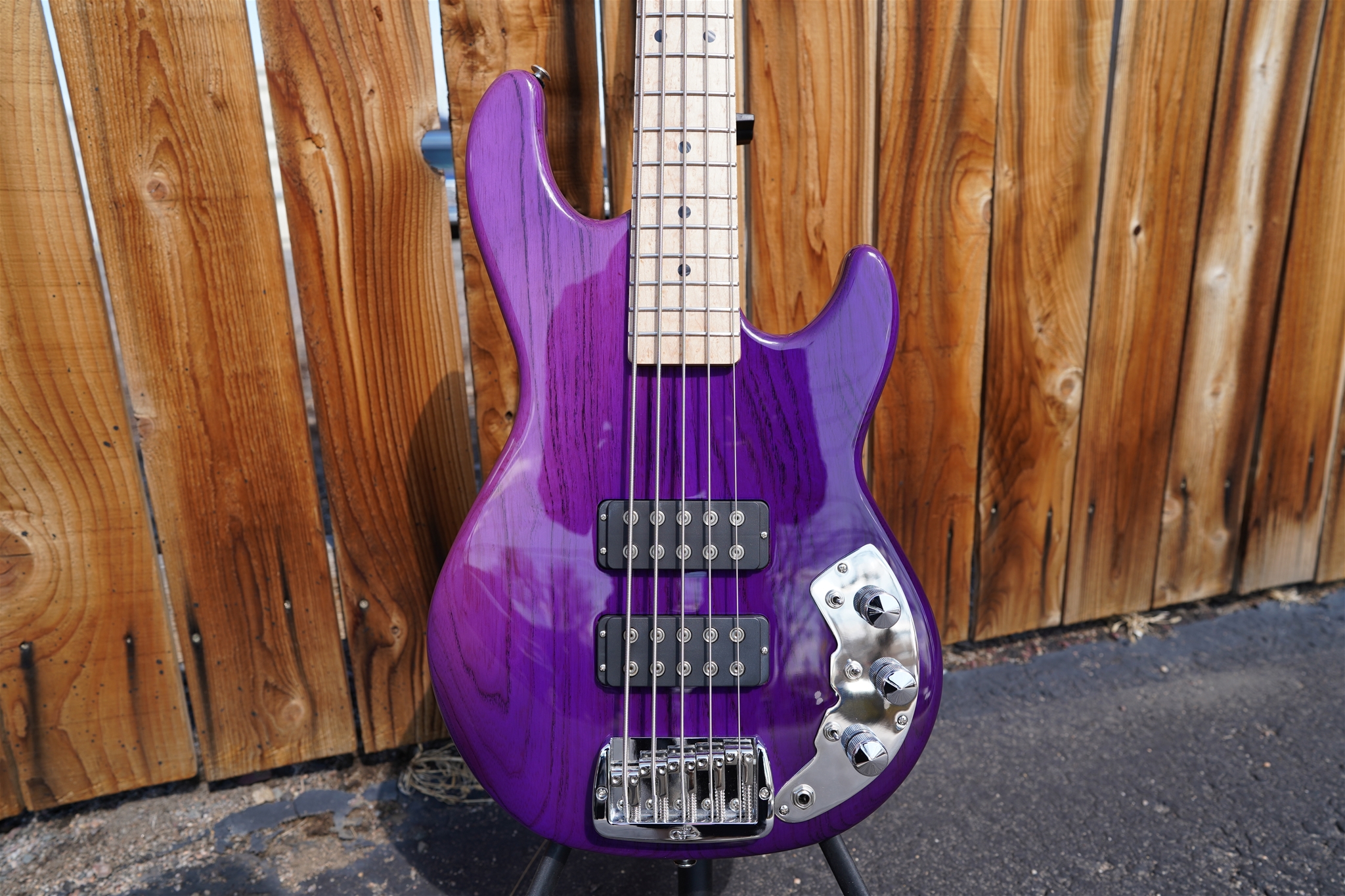 G&L USA Custom Shop CLF Research L2500 Purple Fade 5String Electric Bass
