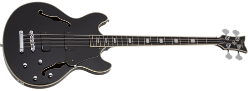 Schecter DIAMOND SERIES Corsair Bass Gloss Black 4-String Electric Bass Guitar 