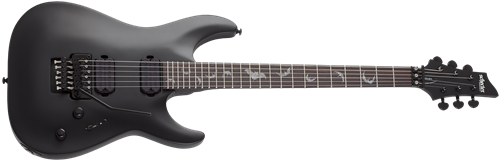 Schecter DIAMOND SERIES Damien-6 FR Satin Black 6-String Electric Guitar  