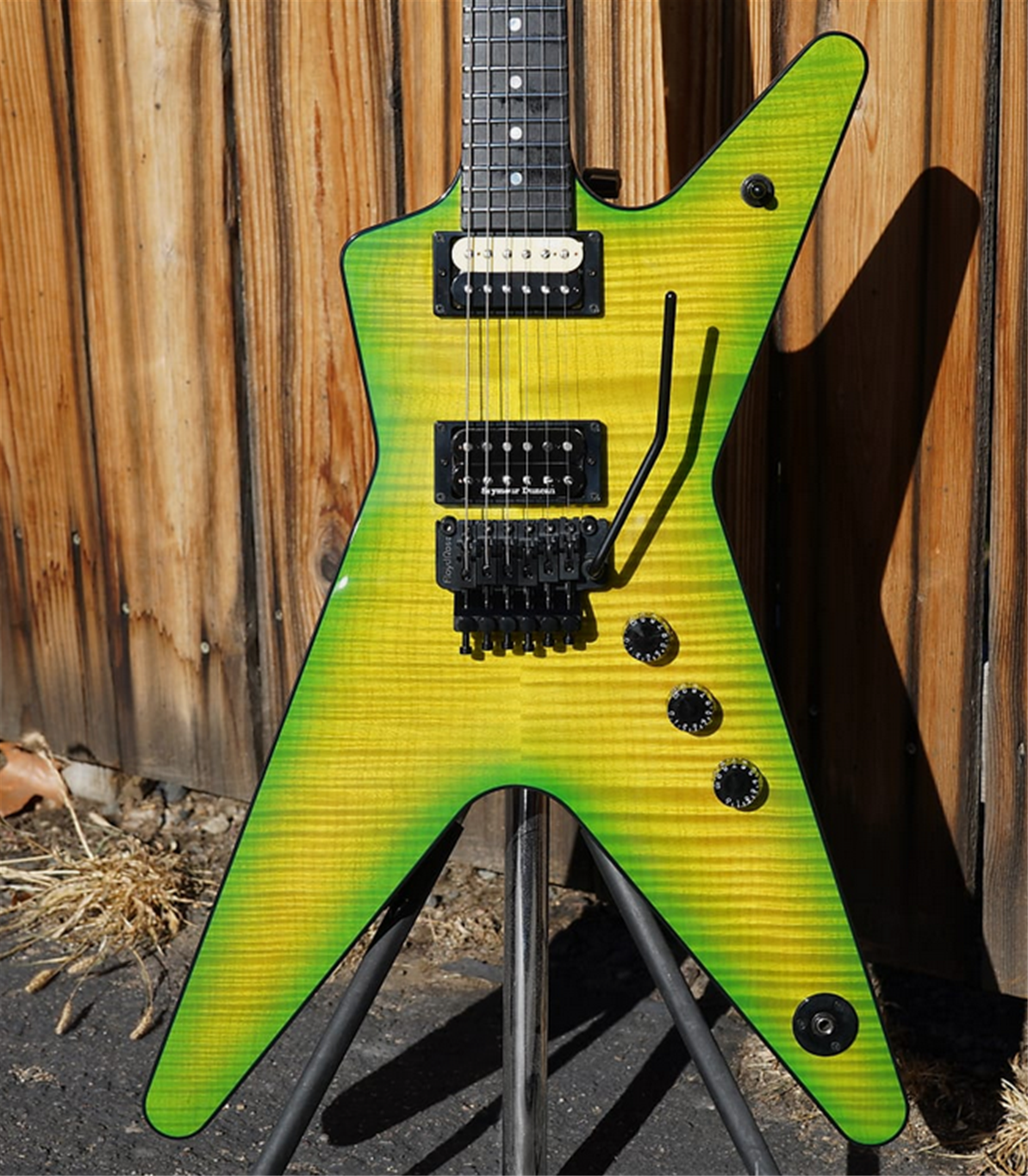 Dean USA ML w/Floyd Flame Top Slime  6-String Electric Guitar 2025