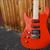 G&L USA Legacy HSS RMC Hugger Orange Bound w/Blocks Left Handed 6-String Electric Guitar 