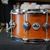 DW USA Collectors Series - Intense Honey Satin Oil - 6.5 x 14" Maple Snare Drum w/ Chrome Hardware