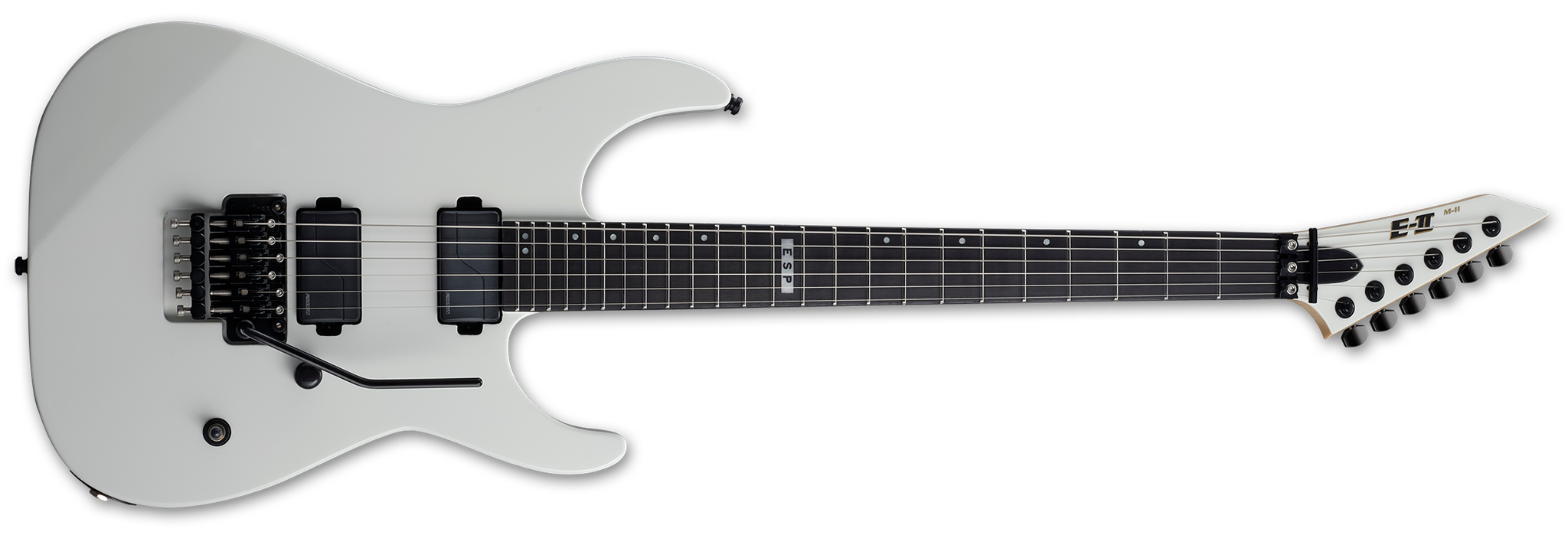 ESP E-II M-II Neck Thru   Snow White 6-String Electric Guitar  