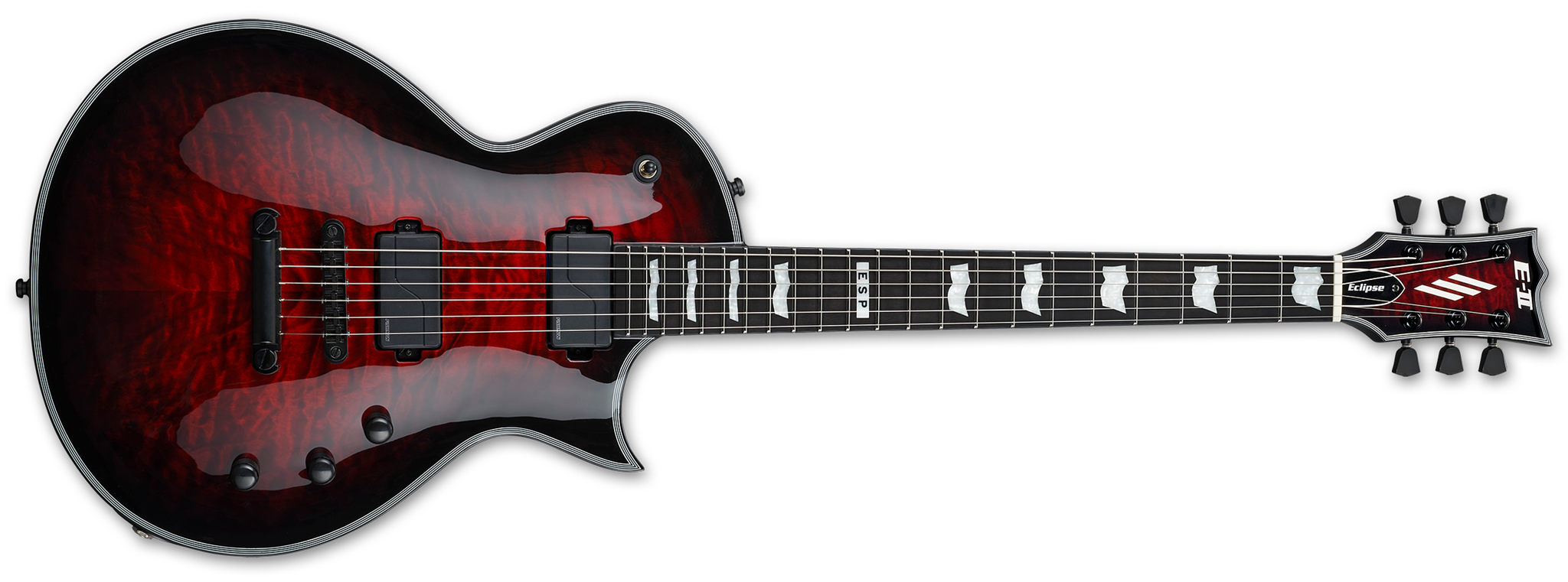 ESP E-II Eclipse See Thru Black Cherry Sunburst  6-String Electric Guitar  